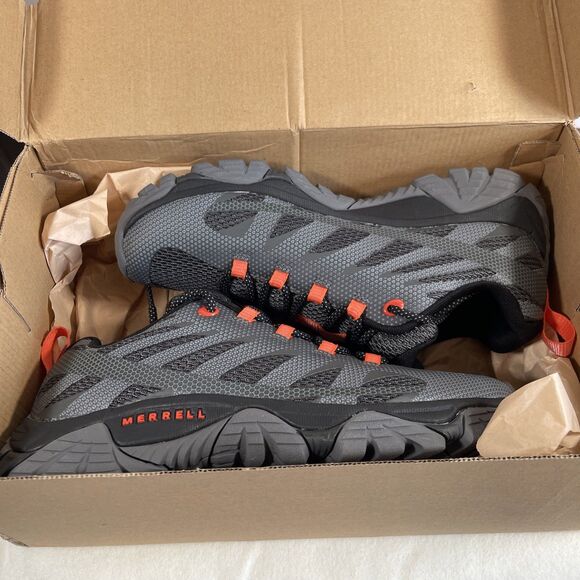 NIB MERRELL J06113 GRAY MOAB EDGE 2 MONUMENT HIKING SHOE SNEAKERS Men 7 Women 9 - Picture 9 of 11